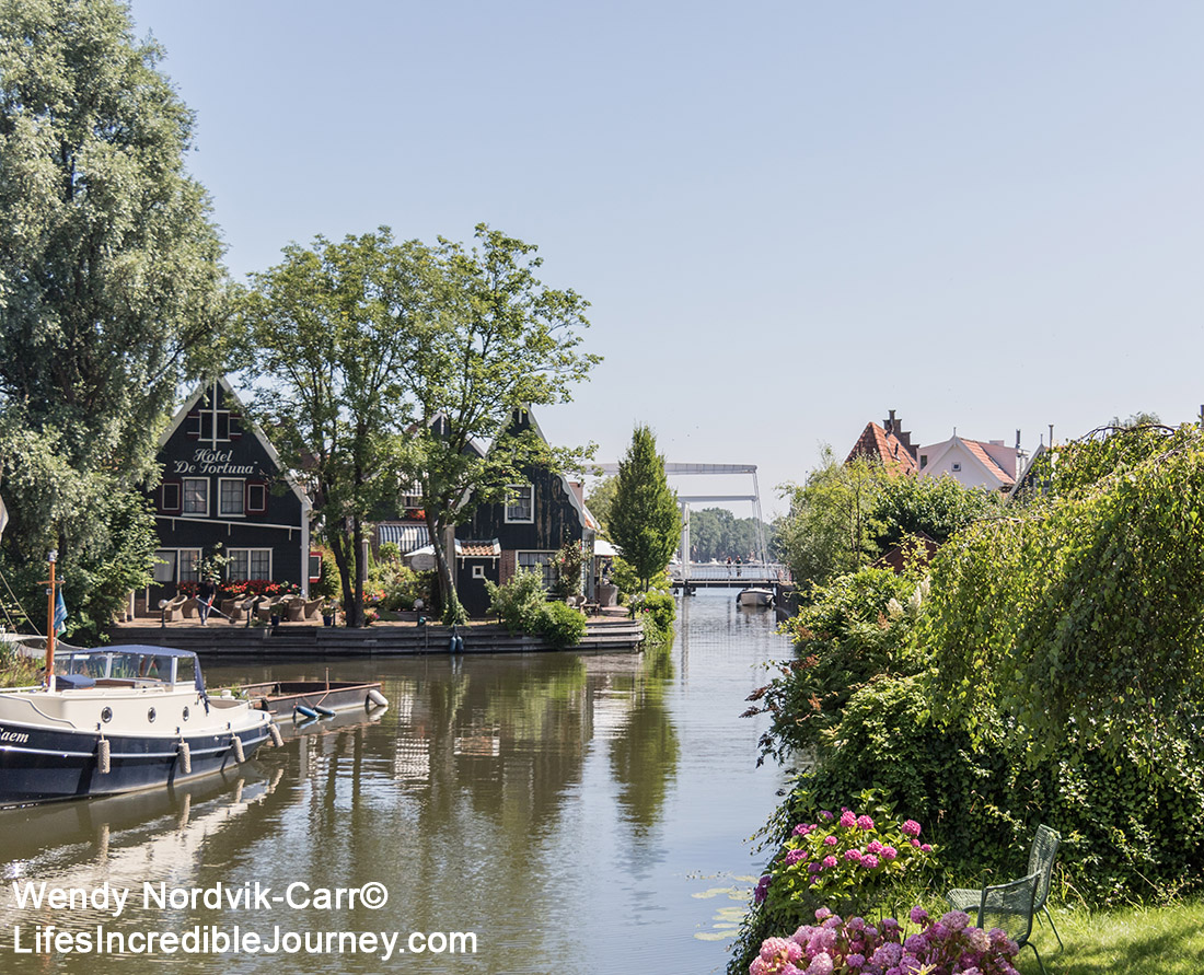 Visit the canals, one of the top things to do in Edam. The picturesque town of Edam has 17th century architecture along its historic streets and canals. Once a shipbuilding town, Edam is world famous for its cheese. Edam is located in northern Dutch countryside near Amsterdam. Photo Credit: Wendy Nordvik-Carr©