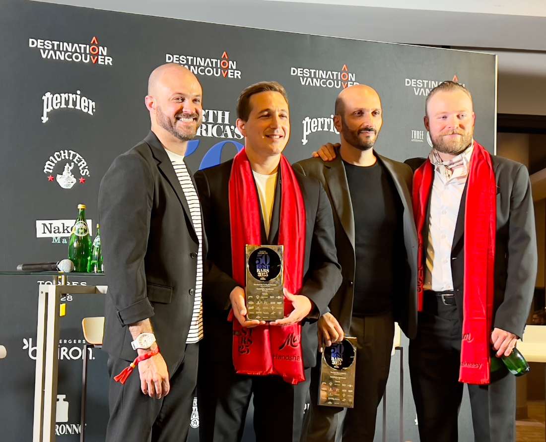 The team from Handshake Speakeasy of Mexico City is is again named The Best Bar in Mexico and The Best Bar in North America. Photo: Wendy Nordvik-Carr©