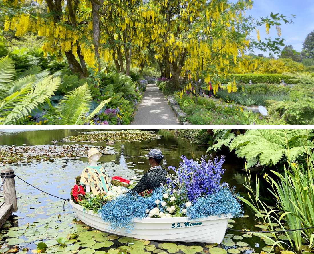 LADY ROSE MACCLARE AND MR. JACK ROSS - The World of Downton Abbey at Fleurs de Villes - Downton Abbey Blooms at VanDusen Gardens Vancouver. Photo: Wendy Nordvik-Carr©