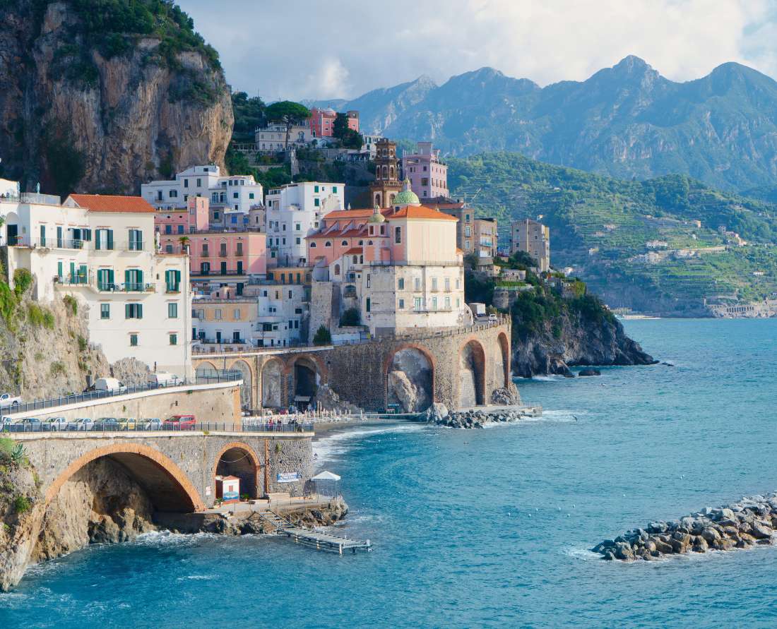 Beautiful Positano on the romantic Amalfi Coast in Italy