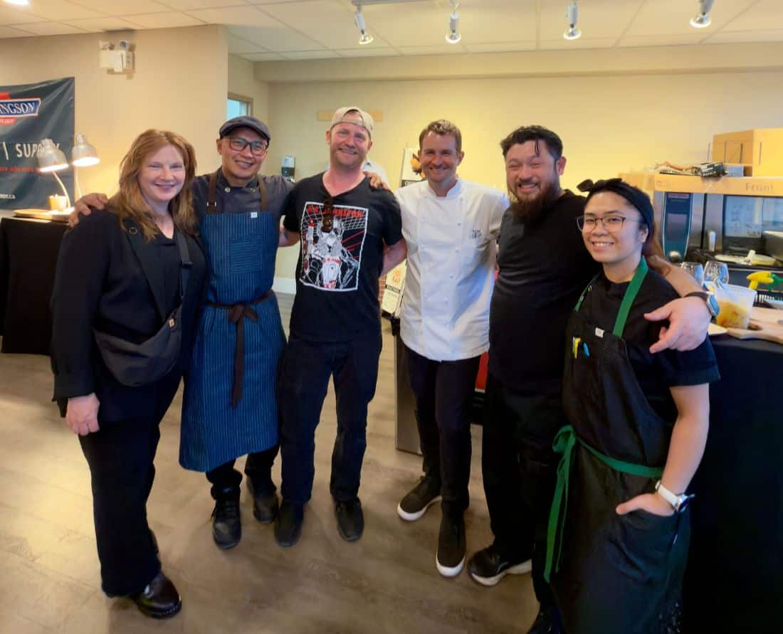 The talented group of chefs at the BC’s Culinary History, Chef’s Table Society