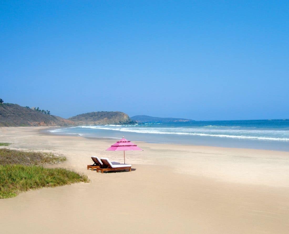 Costalegre Mexico - One of four beaches at Las Alamandas